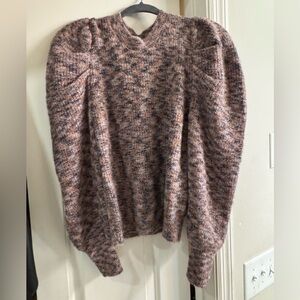 Moon River Puff Sleeved Sweater NWT
